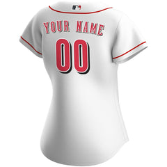 Cincinnati Reds Women's Home Replica Custom Jersey White | Nike