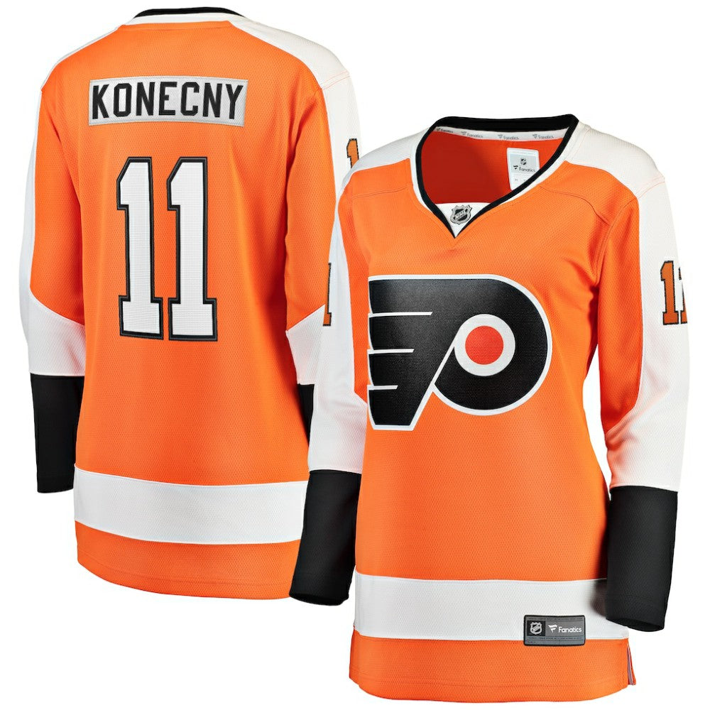 Travis Konecny Philadelphia Flyers Fanatics Women's Home Breakaway Jersey Orange