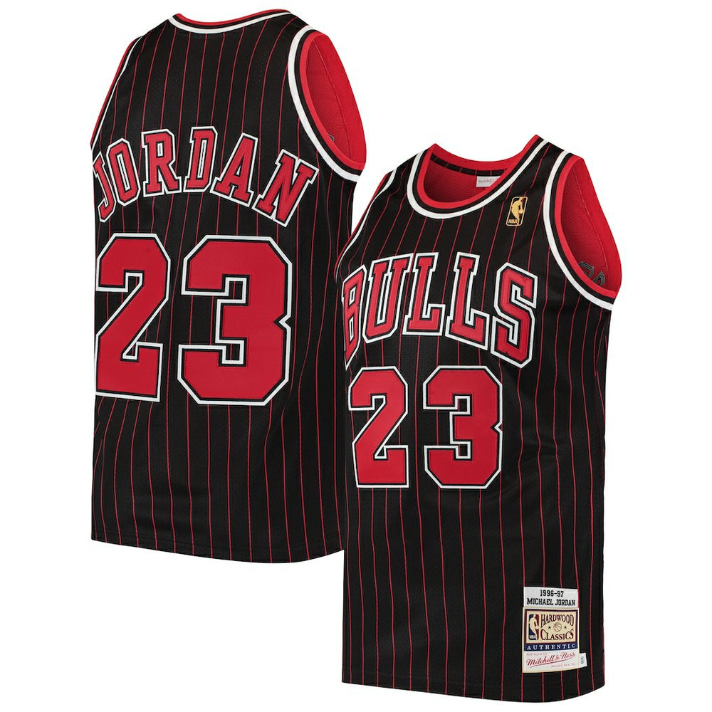 Michael Jordan Chicago Bulls 1996/97 Hardwood Classics Authentic Jersey sale - Black