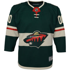 Minnesota Wild Youth Home Premier Custom Jersey Green