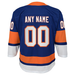 New York Islanders Youth Home Premier Custom Jersey Blue