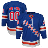 New York Rangers Youth Home Premier Custom Jersey Blue