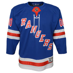New York Rangers Youth Home Premier Custom Jersey Blue
