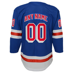New York Rangers Youth Home Premier Custom Jersey Blue