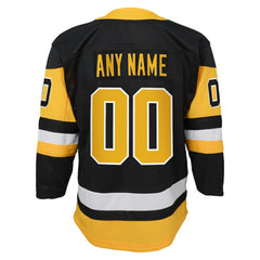 Pittsburgh Penguins Youth Home Premier Custom Jersey Black