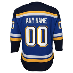 St. Louis Blues Youth Home Premier Custom Jersey Blue