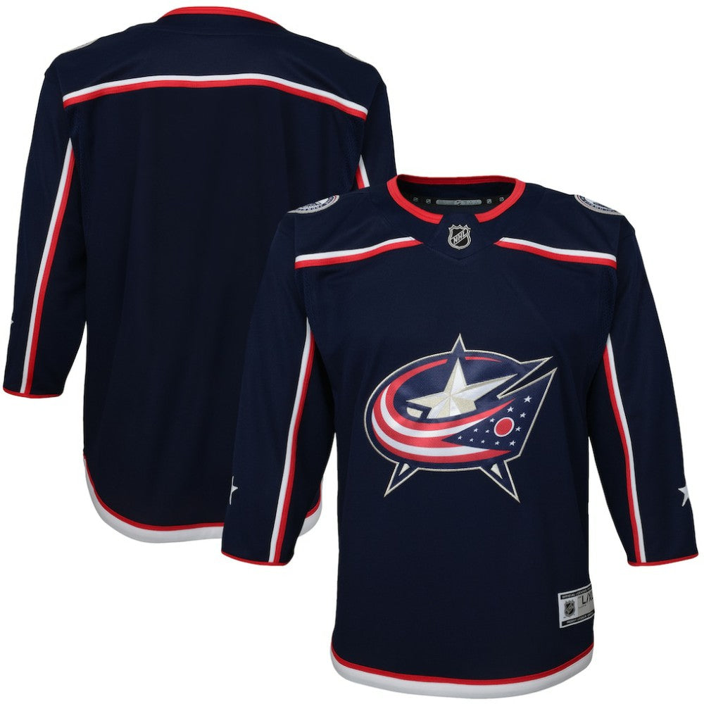 Columbus Blue Jackets Youth Home Premier Jersey Navy