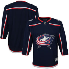 Columbus Blue Jackets Youth Home Premier Jersey Navy