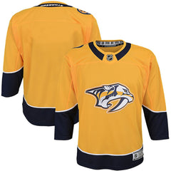 Nashville Predators Youth Home Premier Blank Jersey Yellow