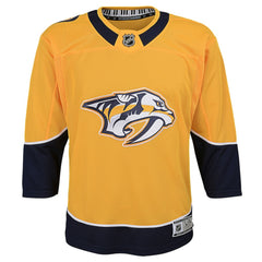 Nashville Predators Youth Home Premier Blank Jersey Yellow