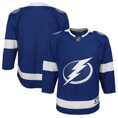Tampa Bay Lightning Youth Home Blank Premier Jersey Blue