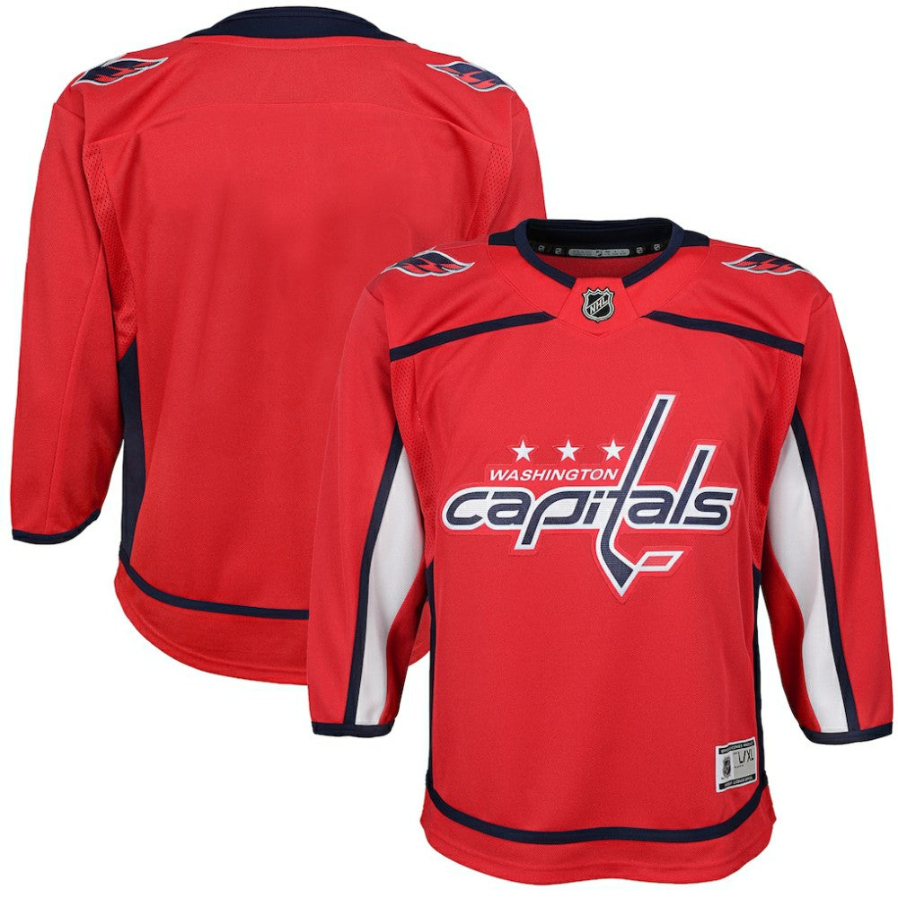 Washington Capitals Youth Home Blank Premier Jersey Red