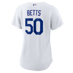Mookie Betts Los Angeles Dodgers Women's Home Replica Player Jersey - White