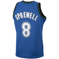 Latrell Sprewell Minnesota Timberwolves 2003/04 Hardwood Classics Swingman Jersey - Blue