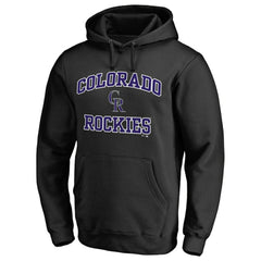 Colorado Rockies Heart & Soul Pullover Hoodie Black