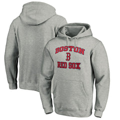 Boston Red Sox MTO Label Heart & Soul Pullover Hoodie Heather Gray