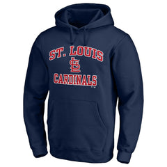 St. Louis Cardinals Heart & Soul Pullover Hoodie Navy