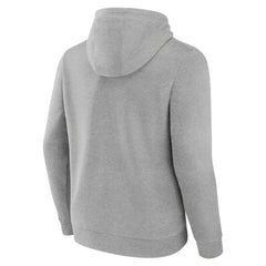 Kansas City Royals Official Logo Fitted Pullover Hoodie Heather Gray