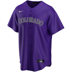 Colorado Rockies Alternate Replica Custom Jersey - Purple