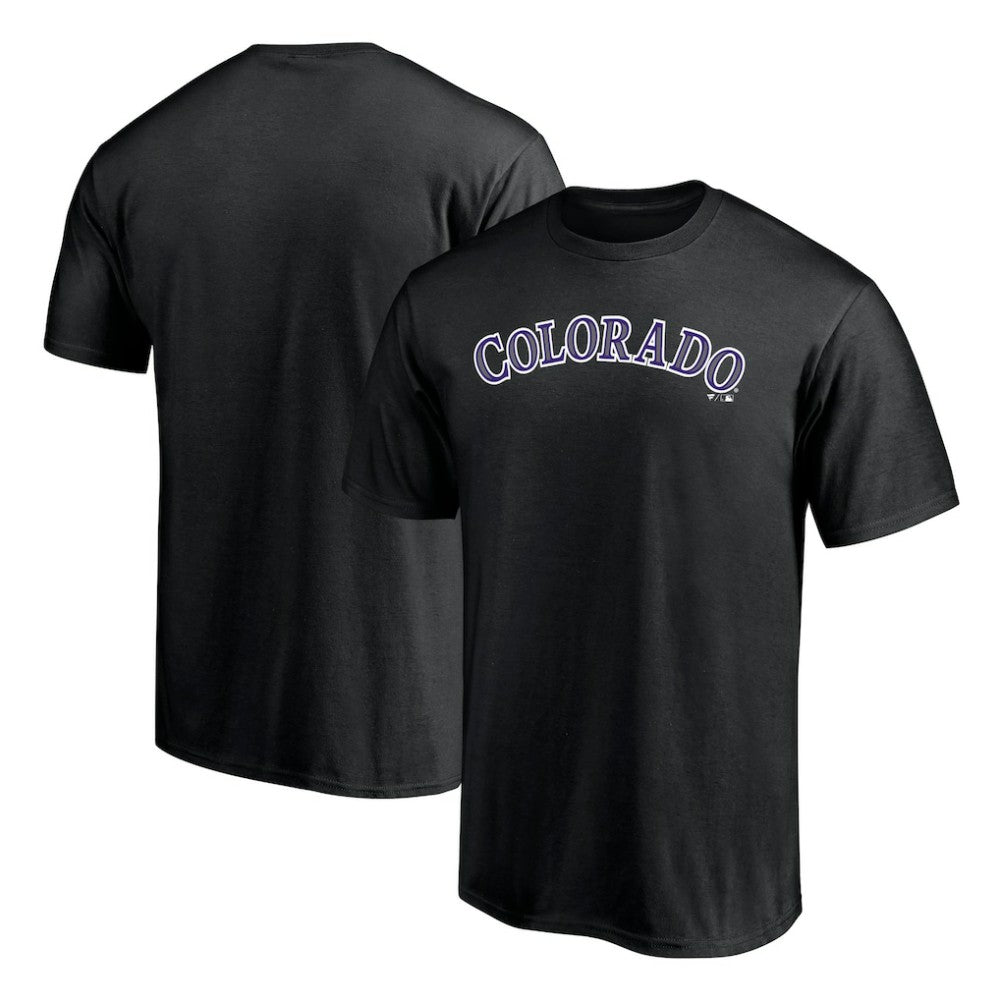 Colorado Rockies Official Wordmark T-Shirt Black