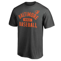 Baltimore Orioles Iconic Primary Pill T-Shirt Charcoal