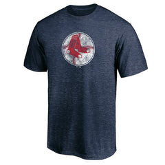 Boston Red Sox Cooperstown Collection True Classics Throwback Logo Tri-Blend T-Shirt Navy