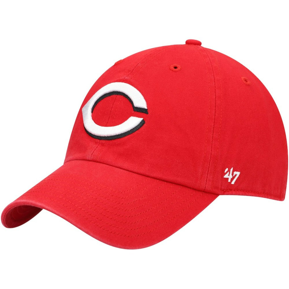 Cincinnati Reds Clean Up Adjustable Hat Red | 47 brand