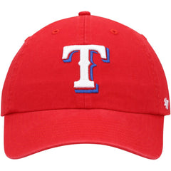 Texas Rangers Clean Up Adjustable Hat Red | 47 brand