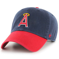 California Angels 1997 Halo Logo Cooperstown Collection Clean Up Adjustable Hat Navy | 47 brand