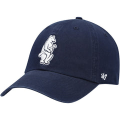 Chicago Cubs 1914 Logo Cooperstown Collection Clean Up Adjustable Hat Navy | 47 brand