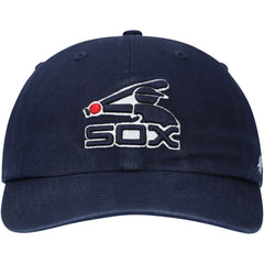 Chicago White Sox 1983 Logo Cooperstown Collection Clean Up Adjustable Hat Navy | 47 brand