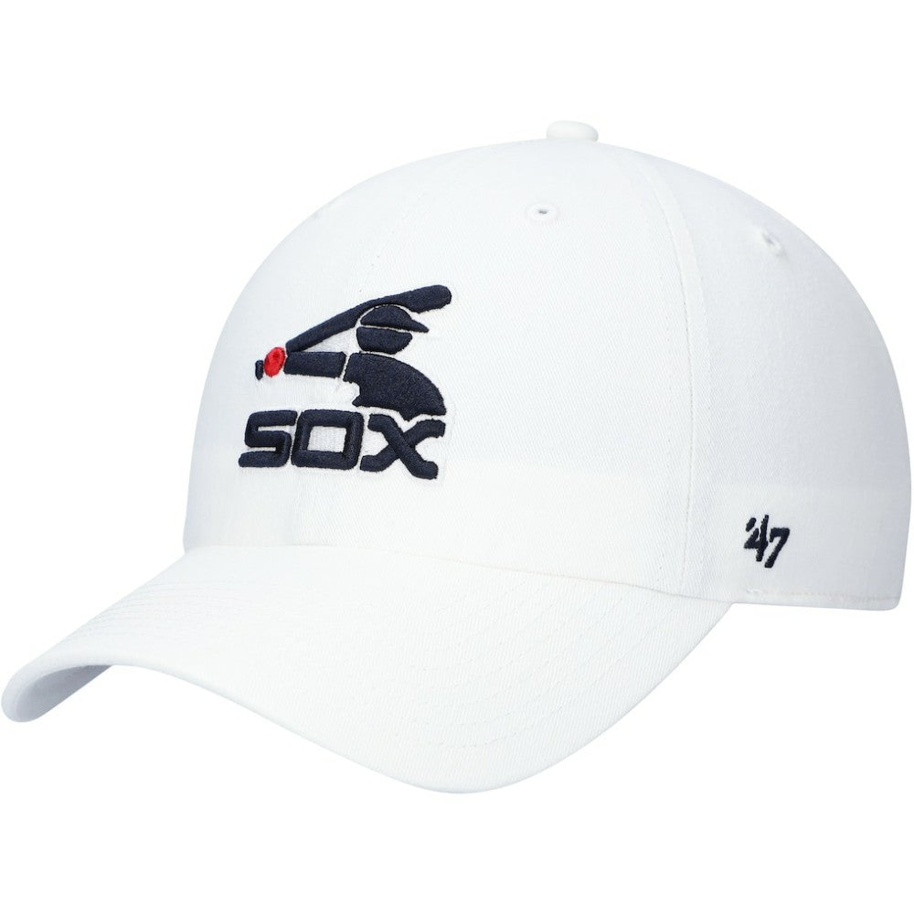 Chicago White Sox 1976 Logo Cooperstown Collection Clean Up Adjustable Hat White | 47 brand