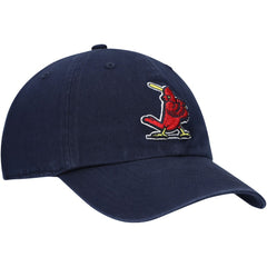 St. Louis Cardinals Logo Cooperstown Collection Clean Up Adjustable Hat Navy | 47 brand