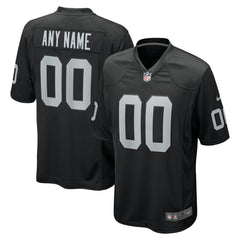 Las Vegas Raiders Custom Game Jersey - Black
