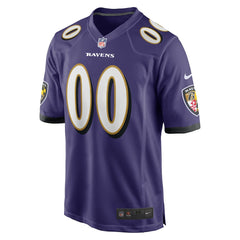 Baltimore Ravens Custom Game Jersey - Purple