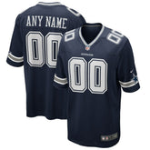 Dallas Cowboys Custom Game Jersey - Navy