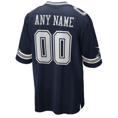 Dallas Cowboys Custom Game Jersey - Navy
