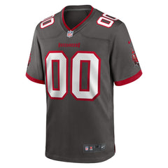 Tampa Bay Buccaneers Alternate Custom Game Jersey - Pewter