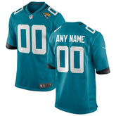Jacksonville Jaguars Custom Team Game Jersey - Teal