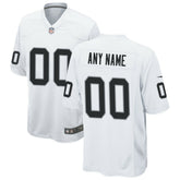Las Vegas Raiders Custom Game Jersey - White