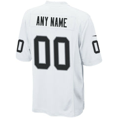 Las Vegas Raiders Custom Game Jersey - White