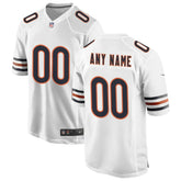 Chicago Bears Custom Game Jersey - White
