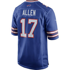 Josh Allen Buffalo Bills Team Game Player Jersey - Royal