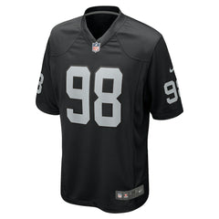 Maxx Crosby Las Vegas Raiders Game Jersey - Black