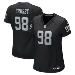 Maxx Crosby Las Vegas Raiders Women's Jersey - Black