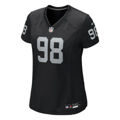 Maxx Crosby Las Vegas Raiders Women's Jersey - Black