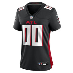 Atlanta Falcons Women's Custom Game Jersey - Black