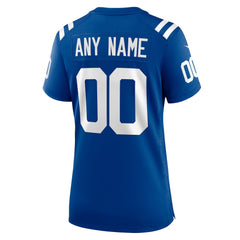 Indianapolis Colts Women's Custom Game Jersey - Royal