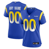 Los Angeles Rams Women's Custom Game Jersey - Royal