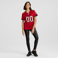 Tampa Bay Buccaneers Women's Custom Game Jersey - Red